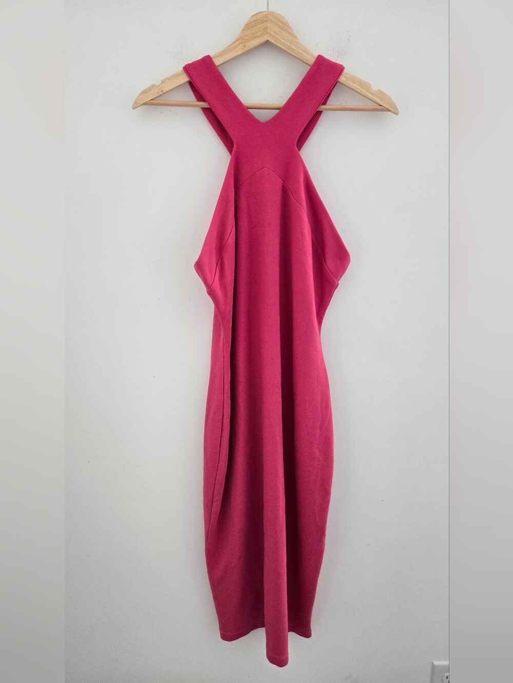 Bailey 44 Aries Pink Racerback Midi Dress Size Medium